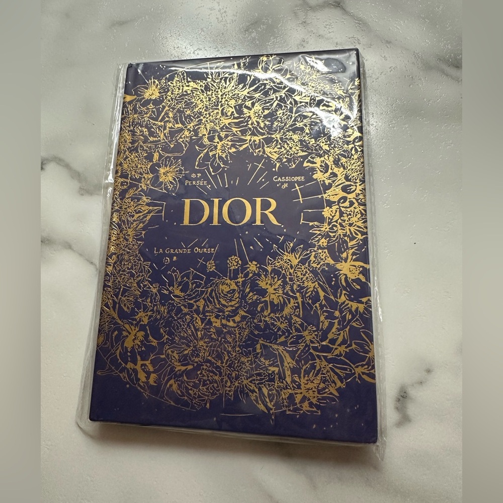 NWT Dior Blue and Gold Floral Botanical Journal - limited edition GWP item - Picture 4 of 4